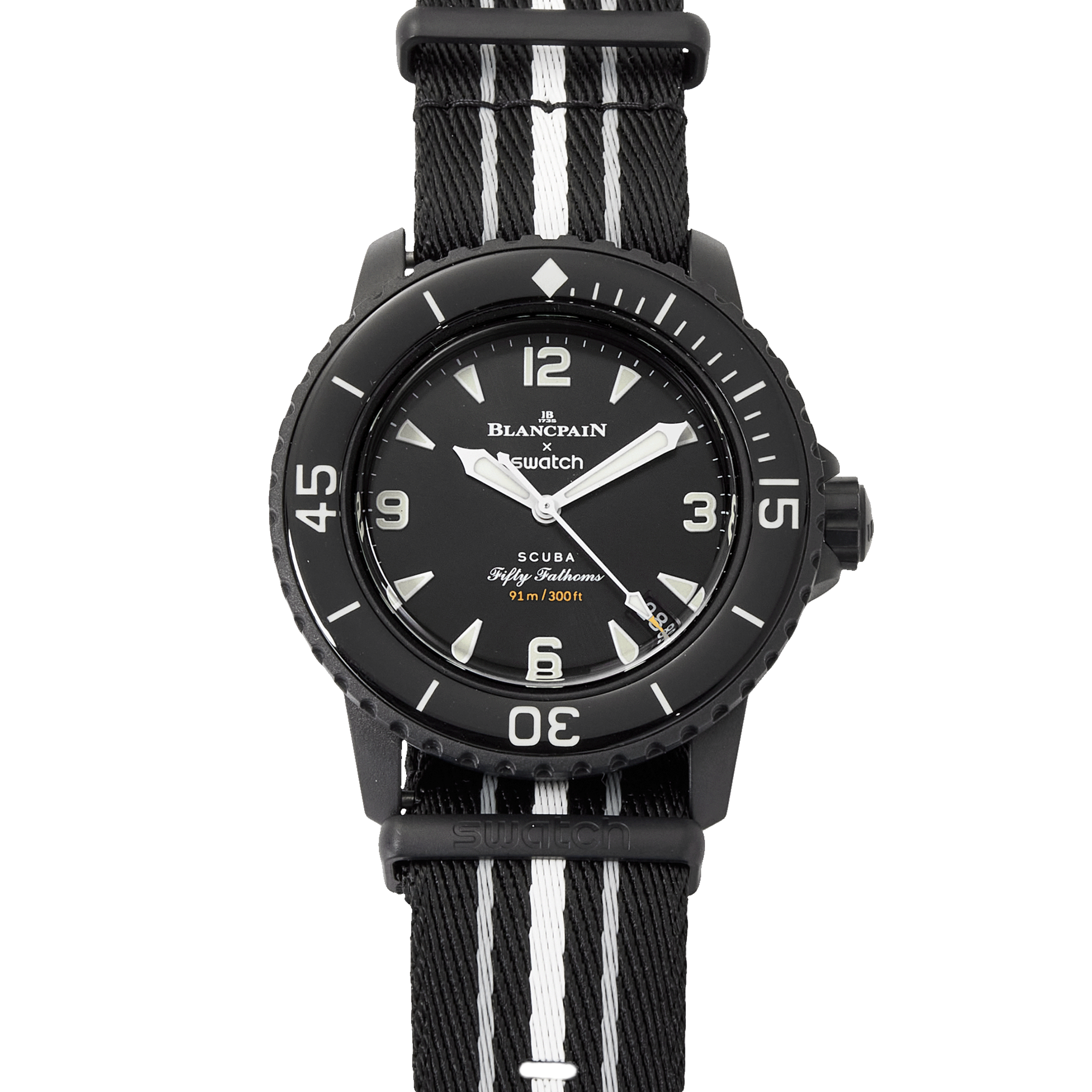 Swatch Fifty Fathoms Blancpain x Swatch Ocean of Storms 42mm