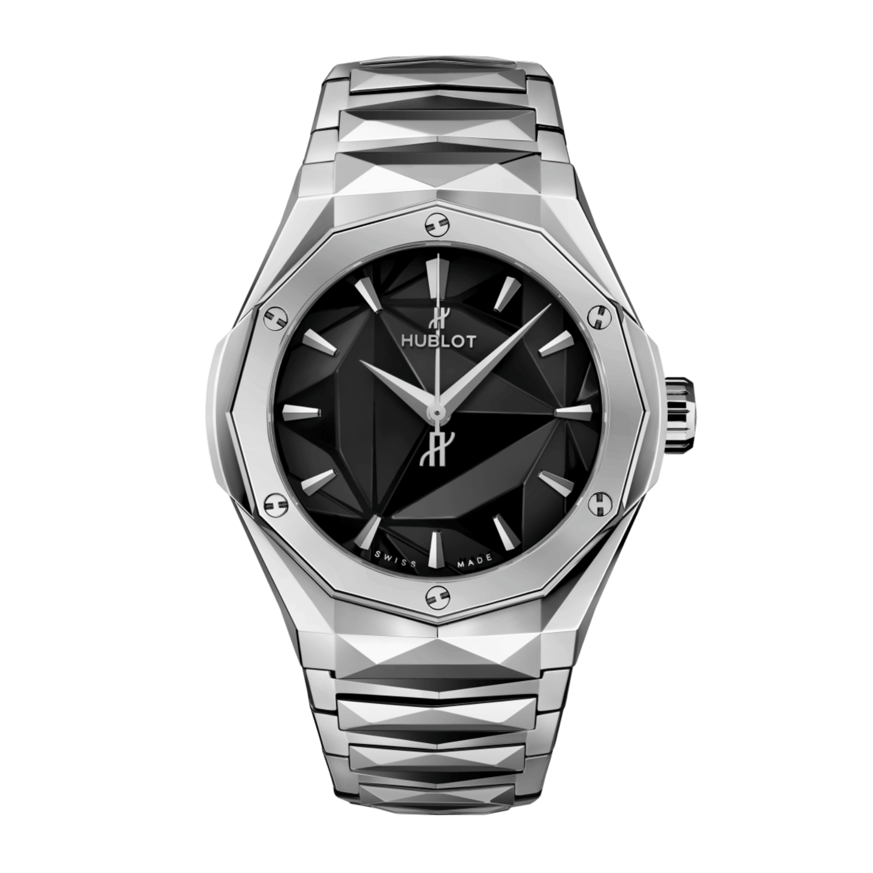 Hublot Classic Fusion Orlinski Titanium Black Dial 40mm 550.NS