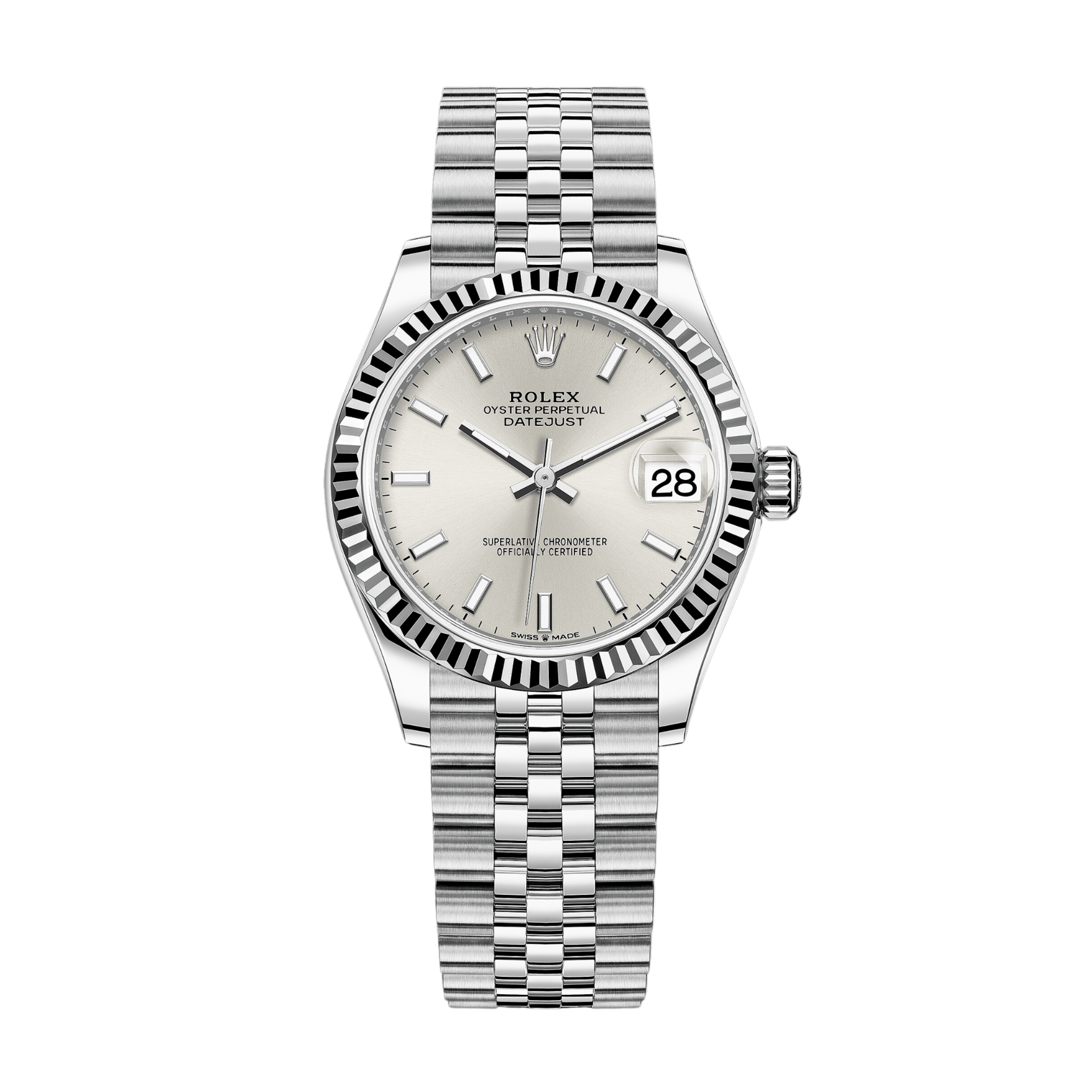 Rolex Datejust Steel Jubilee Silver Dial 31mm 278274-0012 - Make