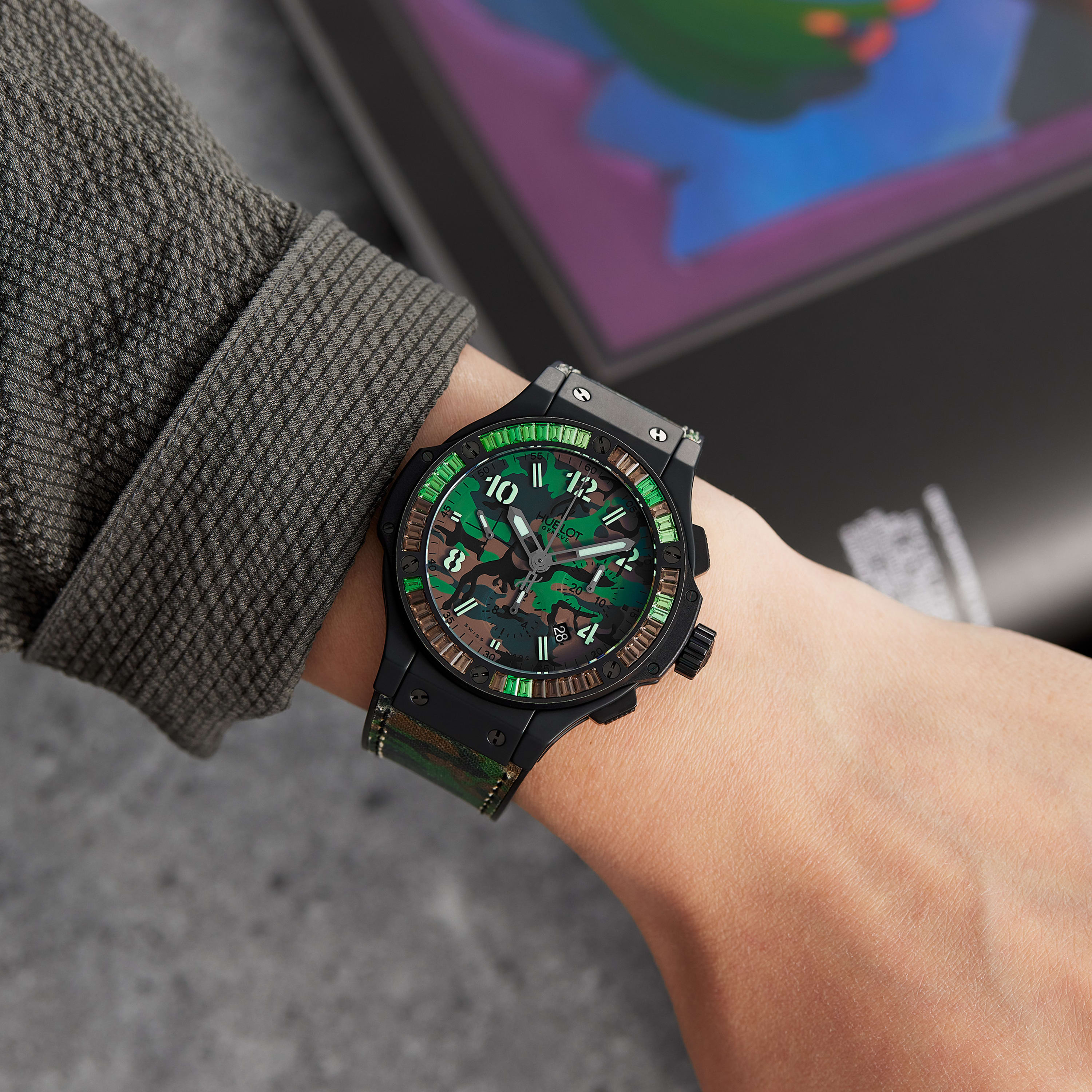 Hublot Big Bang Jungle Limited Edition Ceramic Camouflage Dial