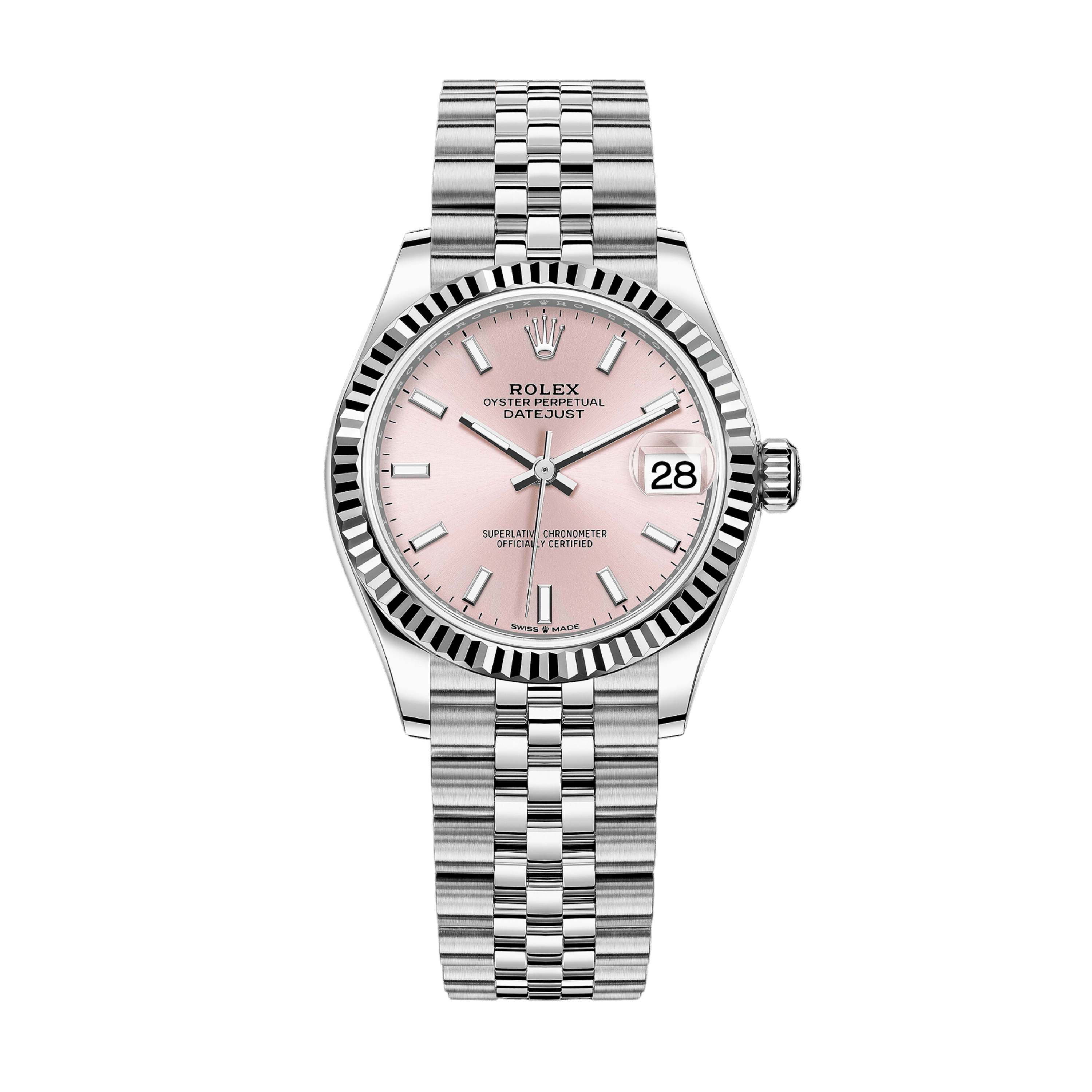 Rolex Datejust Steel Jubilee Pink Dial 31mm 278274-0014 - Make an