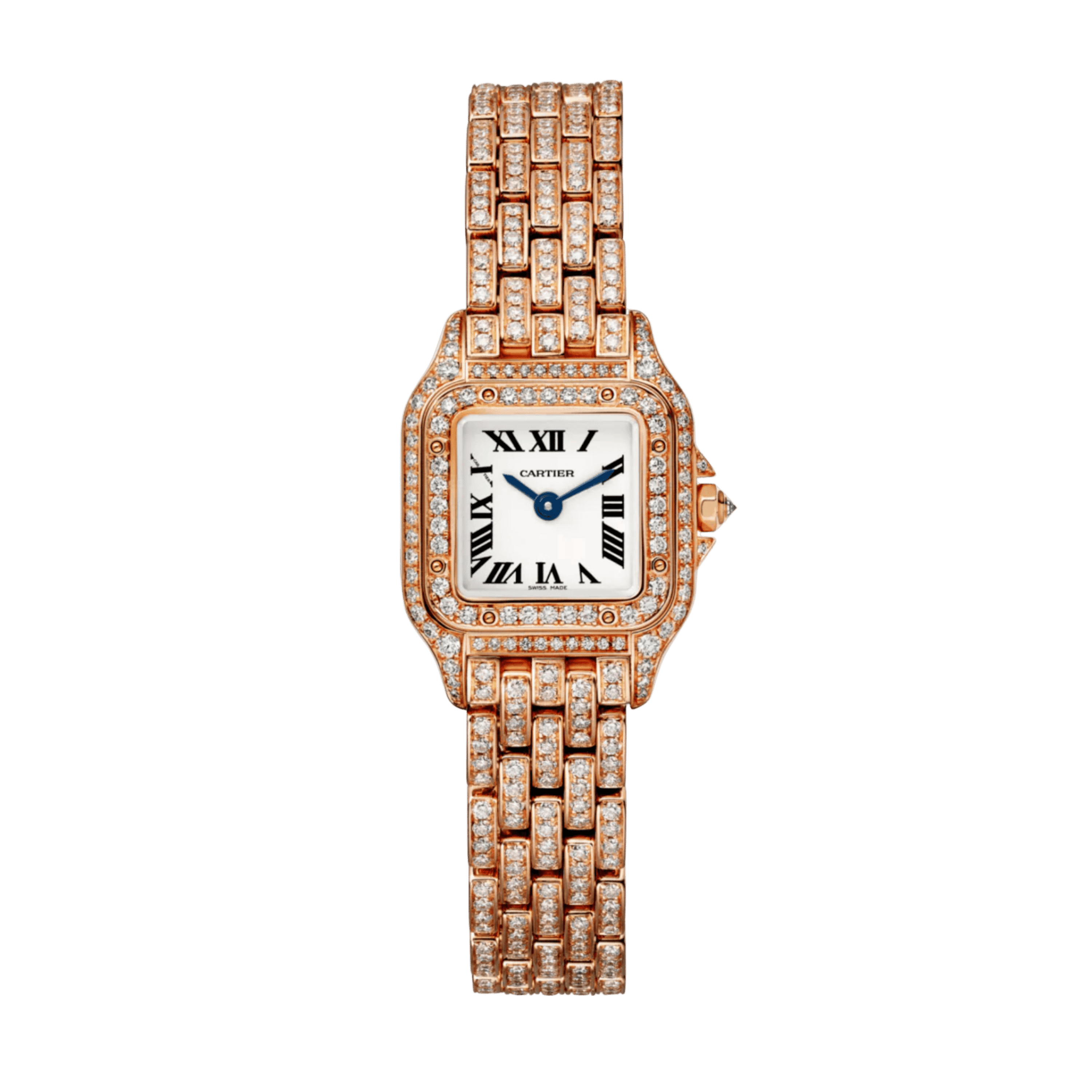 Cartier Panthère de Cartier Rose Gold Diamond Silver Dial 20mm