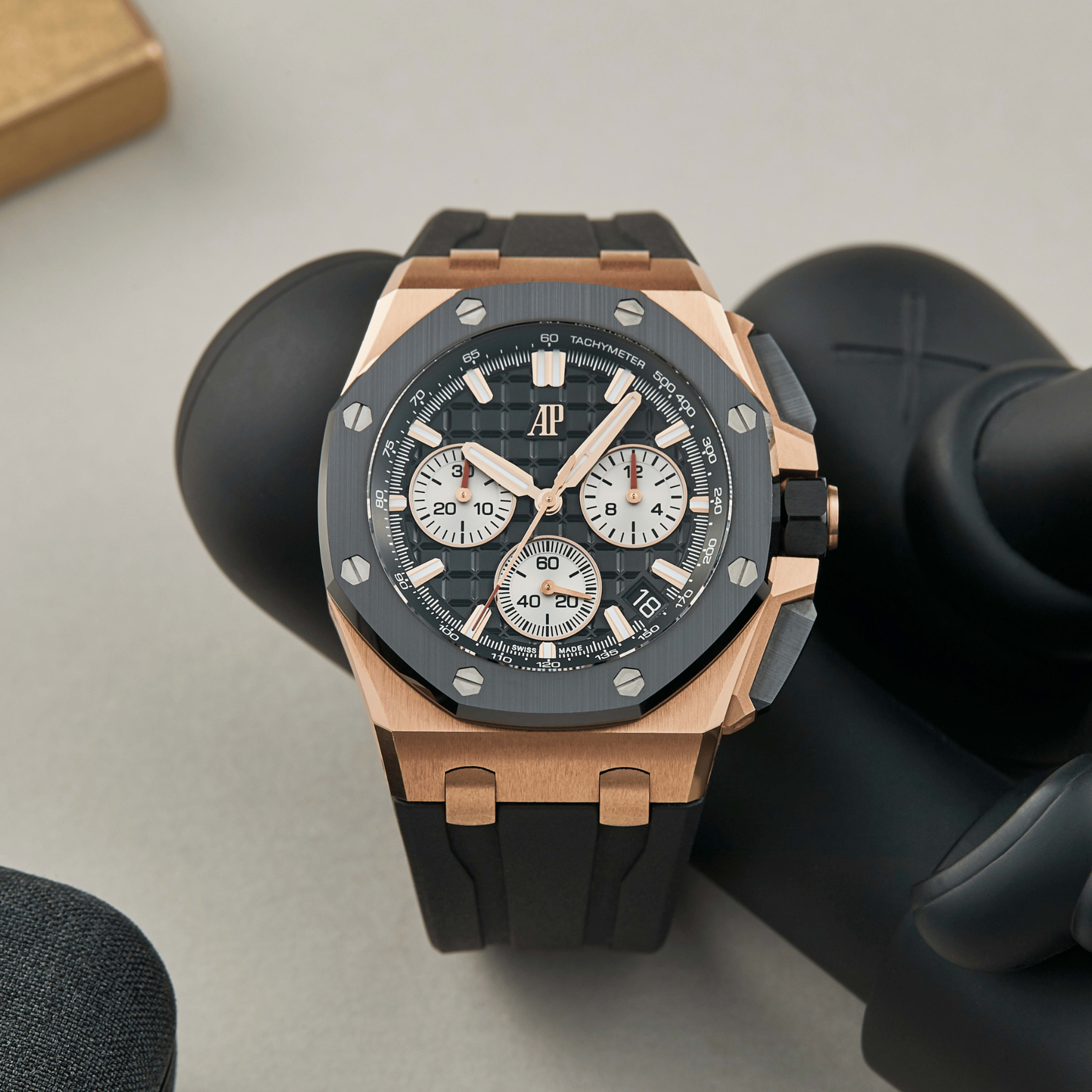 Audemars Piguet Royal Oak Offshore Rose Gold Black Dial 43mm