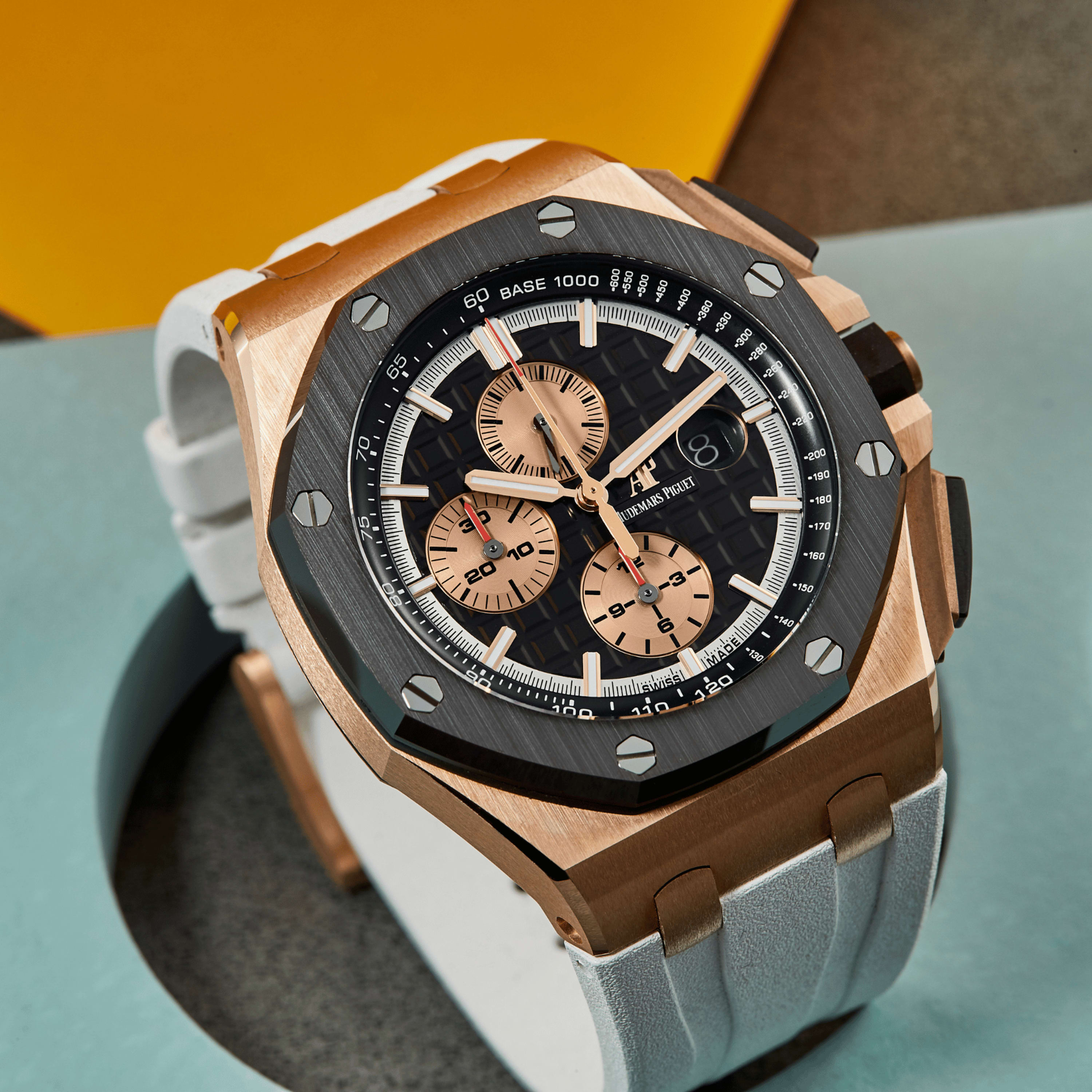 Audemars Piguet Royal Oak Offshore Rose Gold Brown Dial 44mm