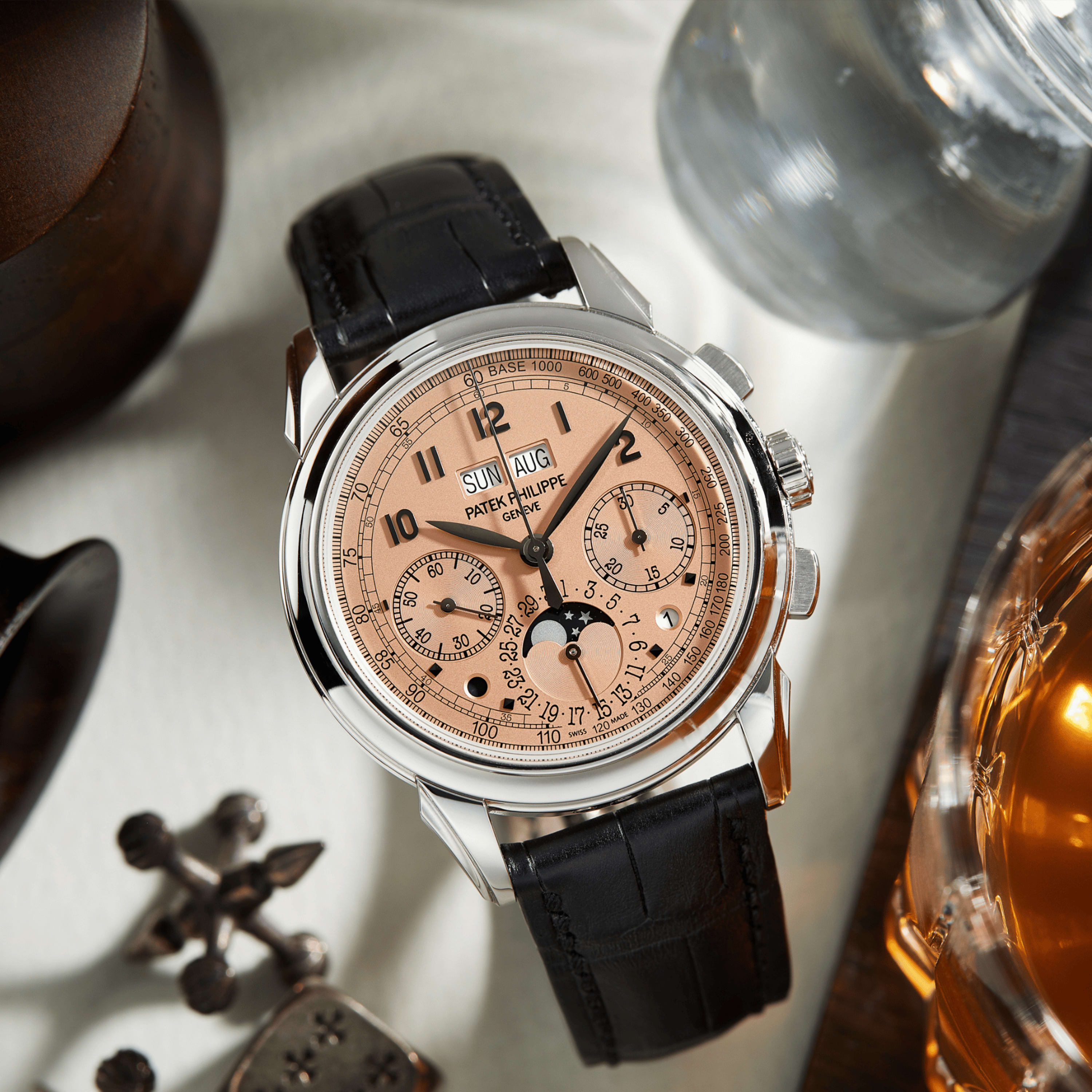 【18％OFF】 Grand Philippe Patek Complications Calendar Perpetual ワイン