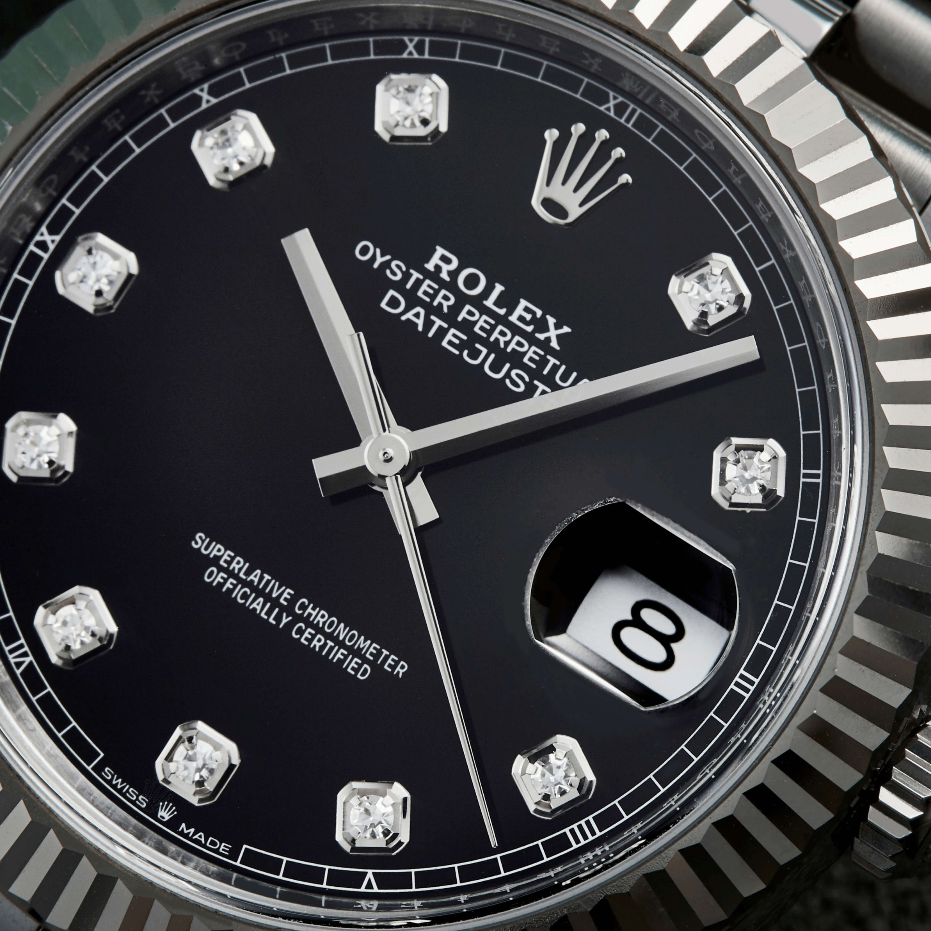 Rolex Datejust Steel Jubilee Black Dial 41mm 126334-0012 - Make an