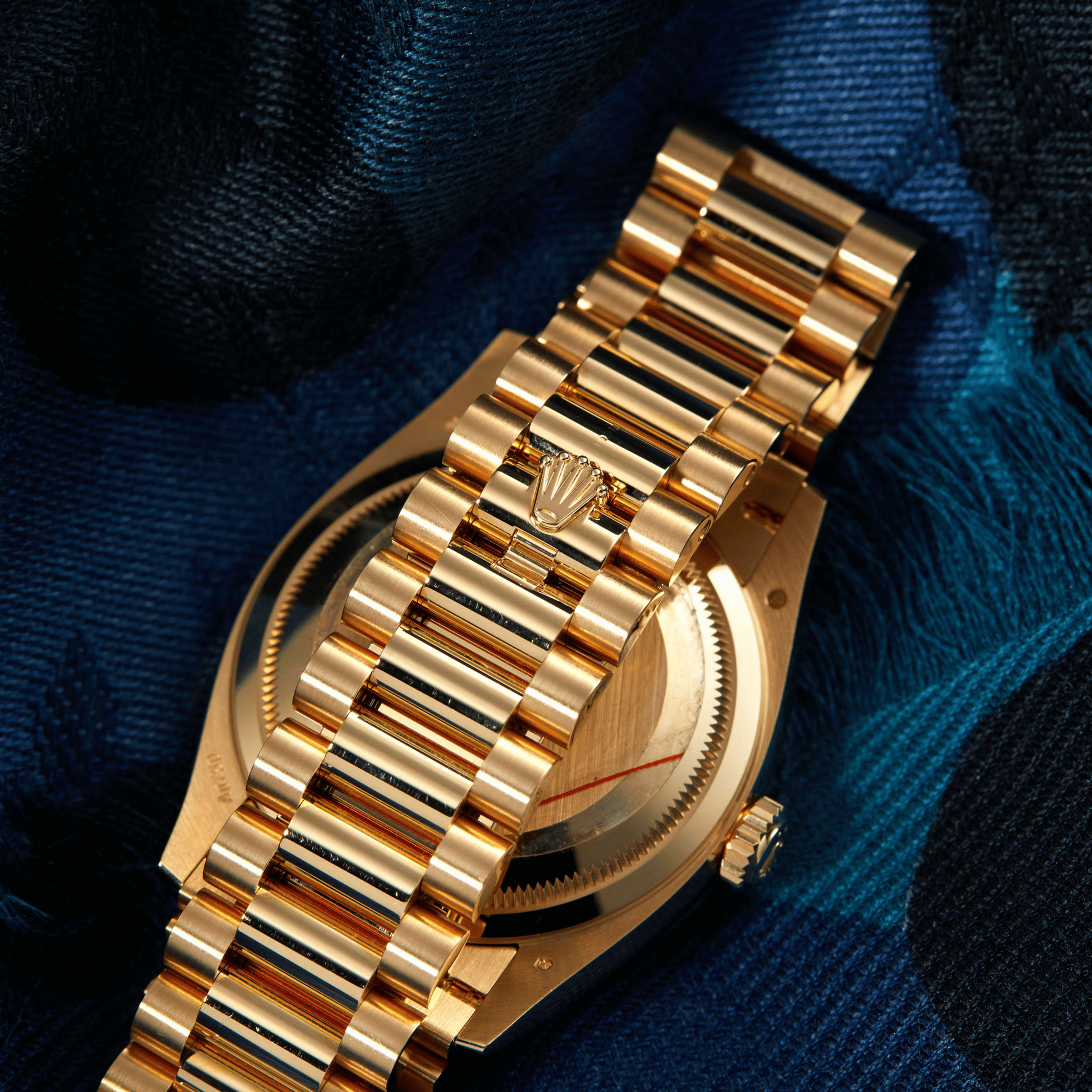 Rolex Day-Date Diamond & Yellow Gold Green Malachite Dial 36mm