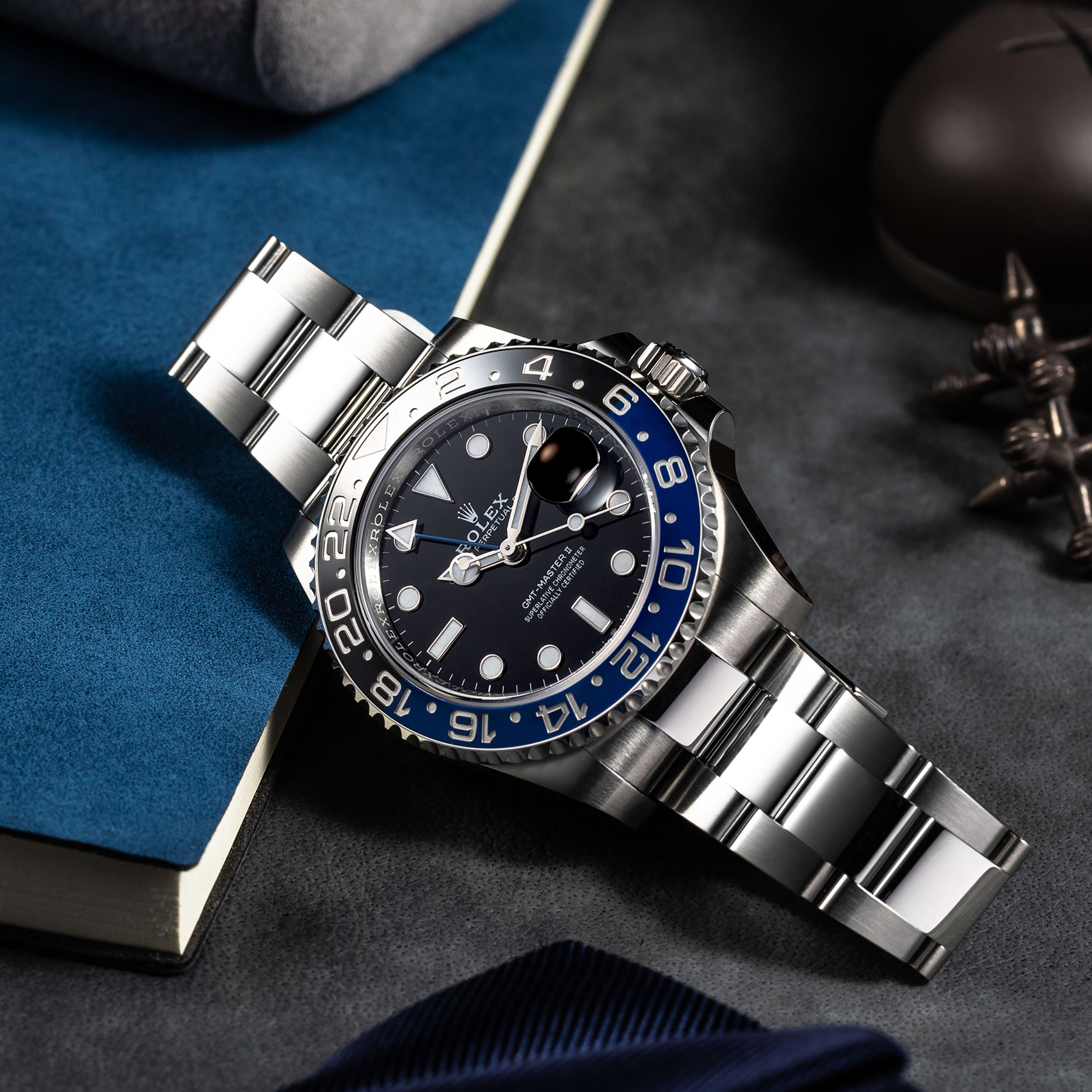 Rolex GMT-Master II Steel Black Dial 