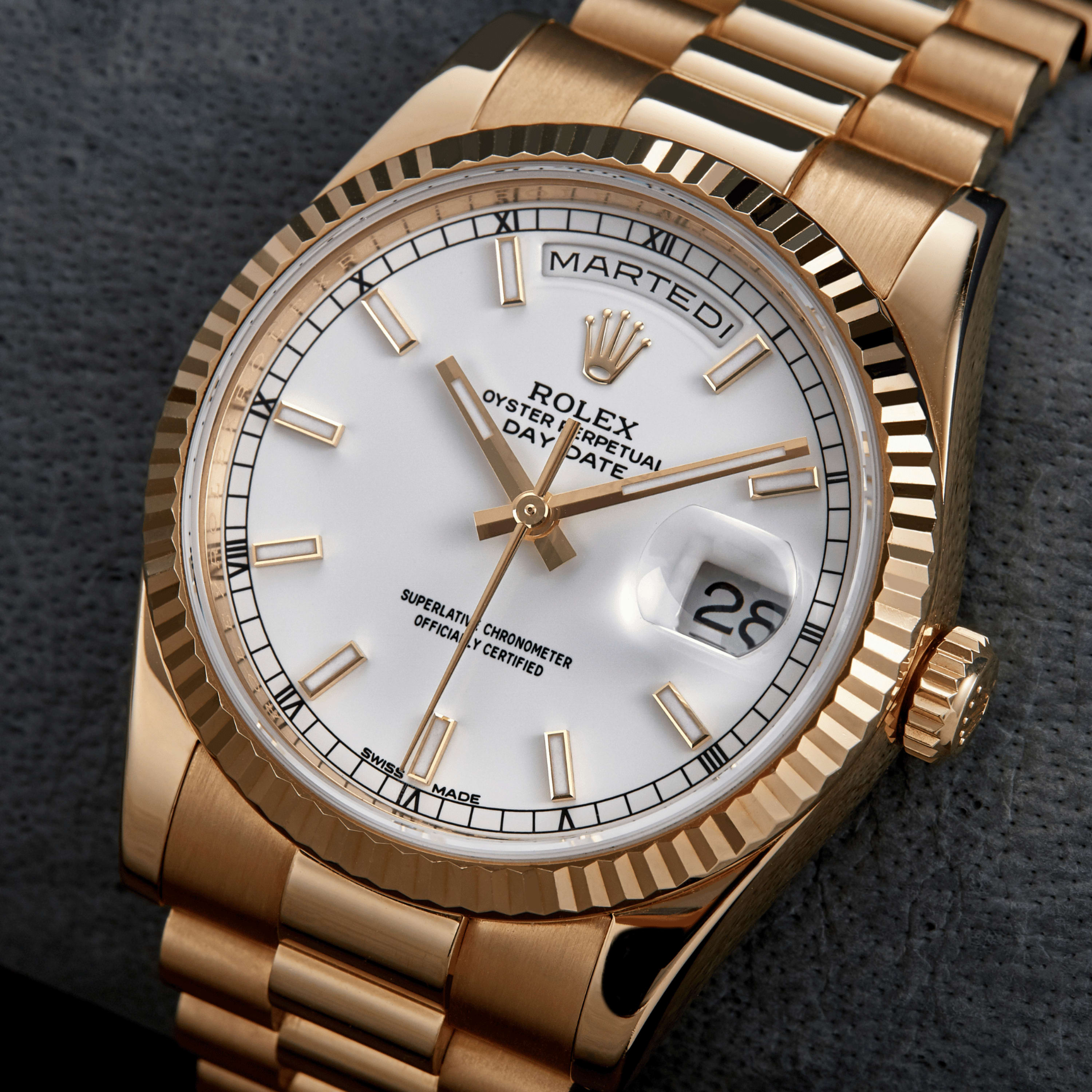 Rolex Oyster Precision No Manual Winding Ivory Dial Watch Rolex Oyster Precision Ref. 6425 -  main image 4