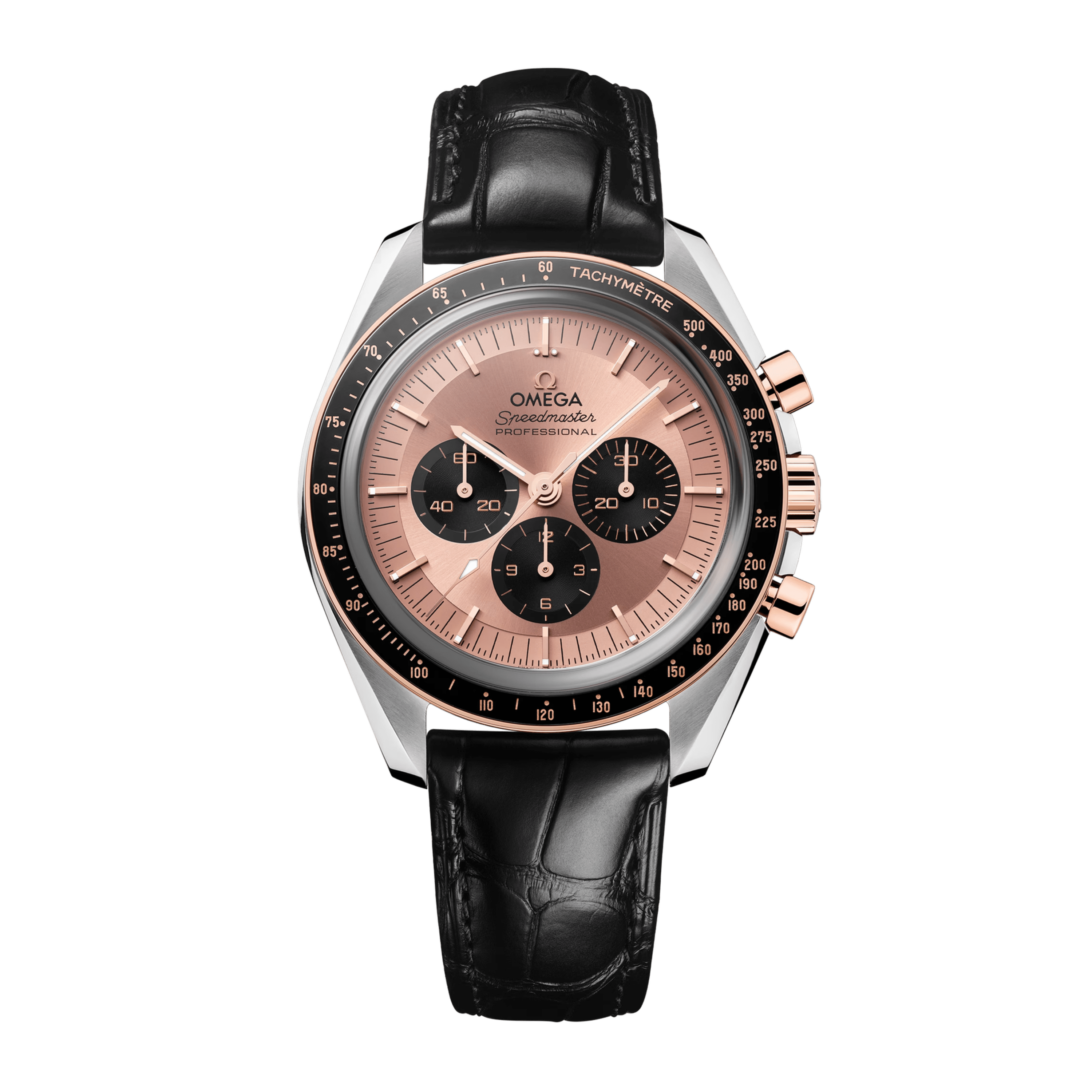 Omega Speedmaster Professional Moonwatch Rose Gold & Steel Pink