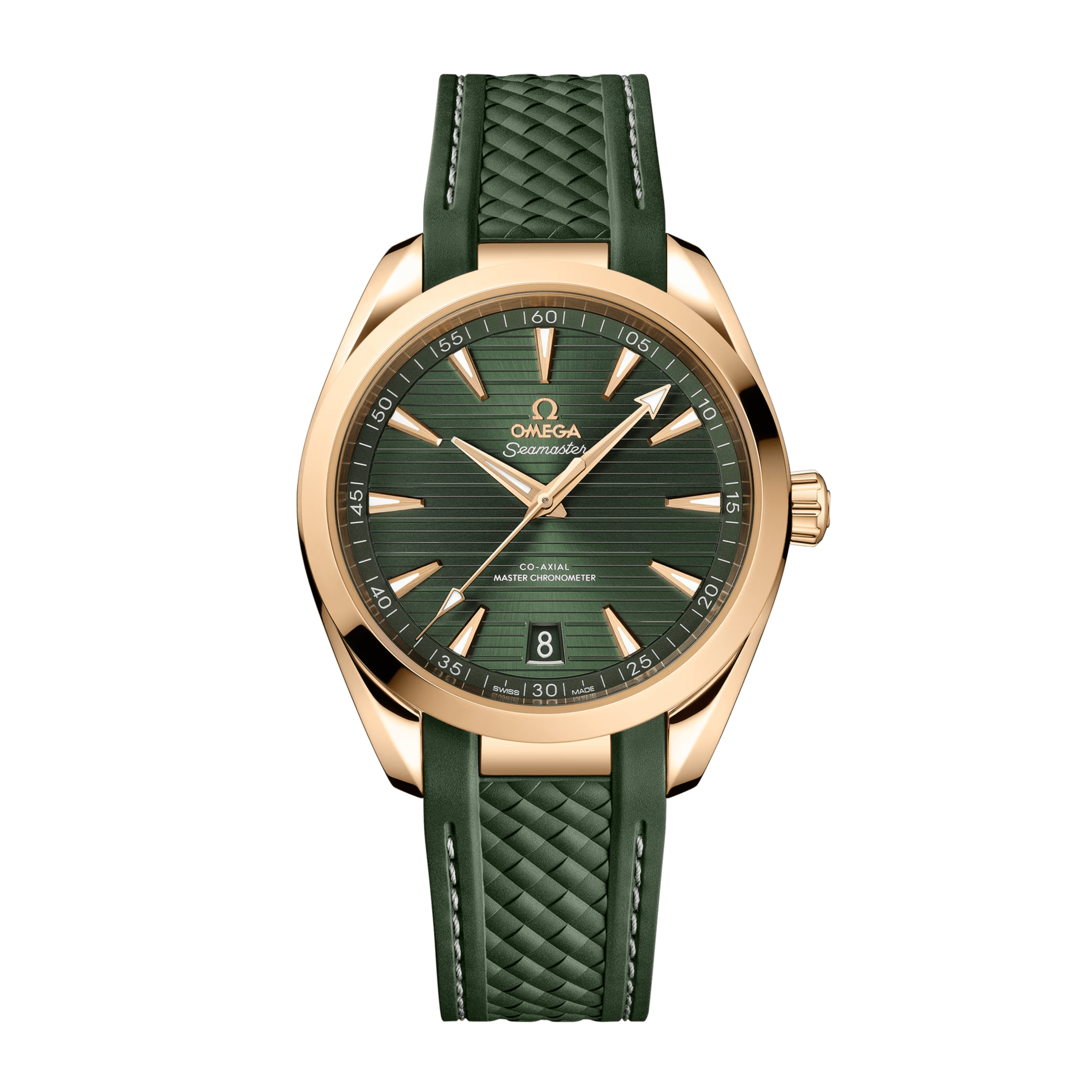 OMEX ゴールド グリーンダイヤル 時計 Omega Aqua Terra Yellow Gold Green Dial 41mm 220.52.41.21.10.001
