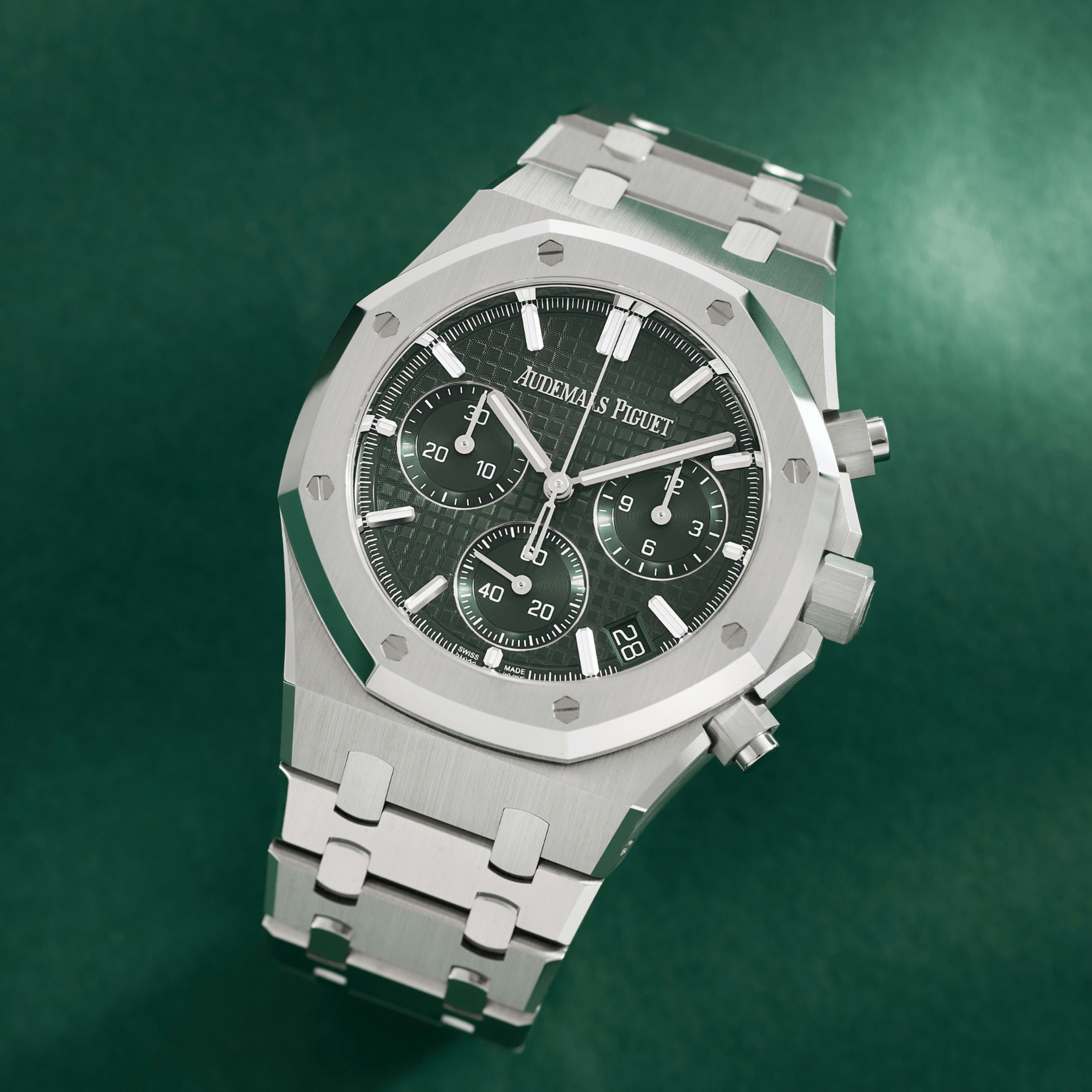 Audemars Piguet Royal Oak Chronograph Steel Green Dial 41mm