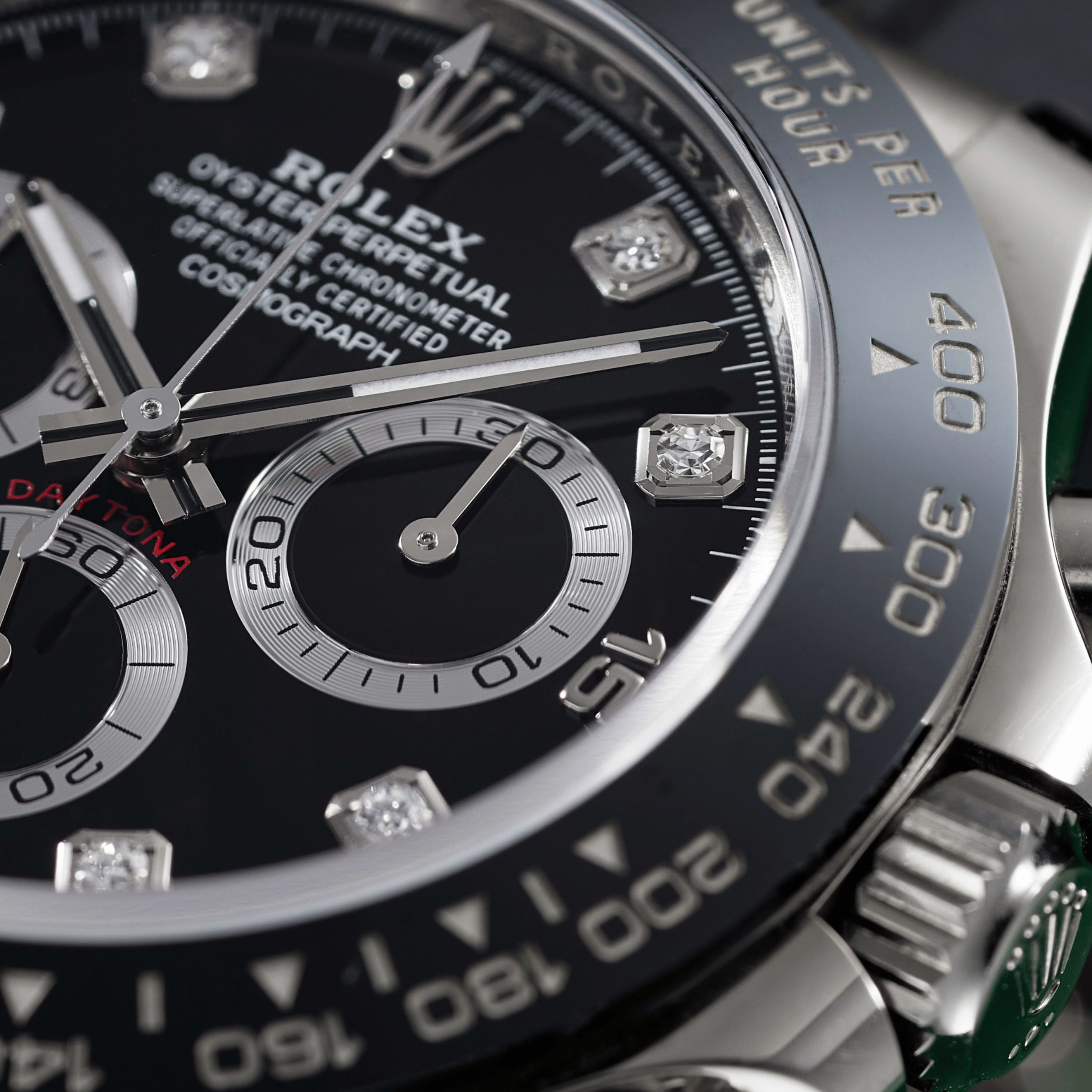 Rolex Daytona White Gold Oysterflex Black Dial 40mm 116519LN-0025