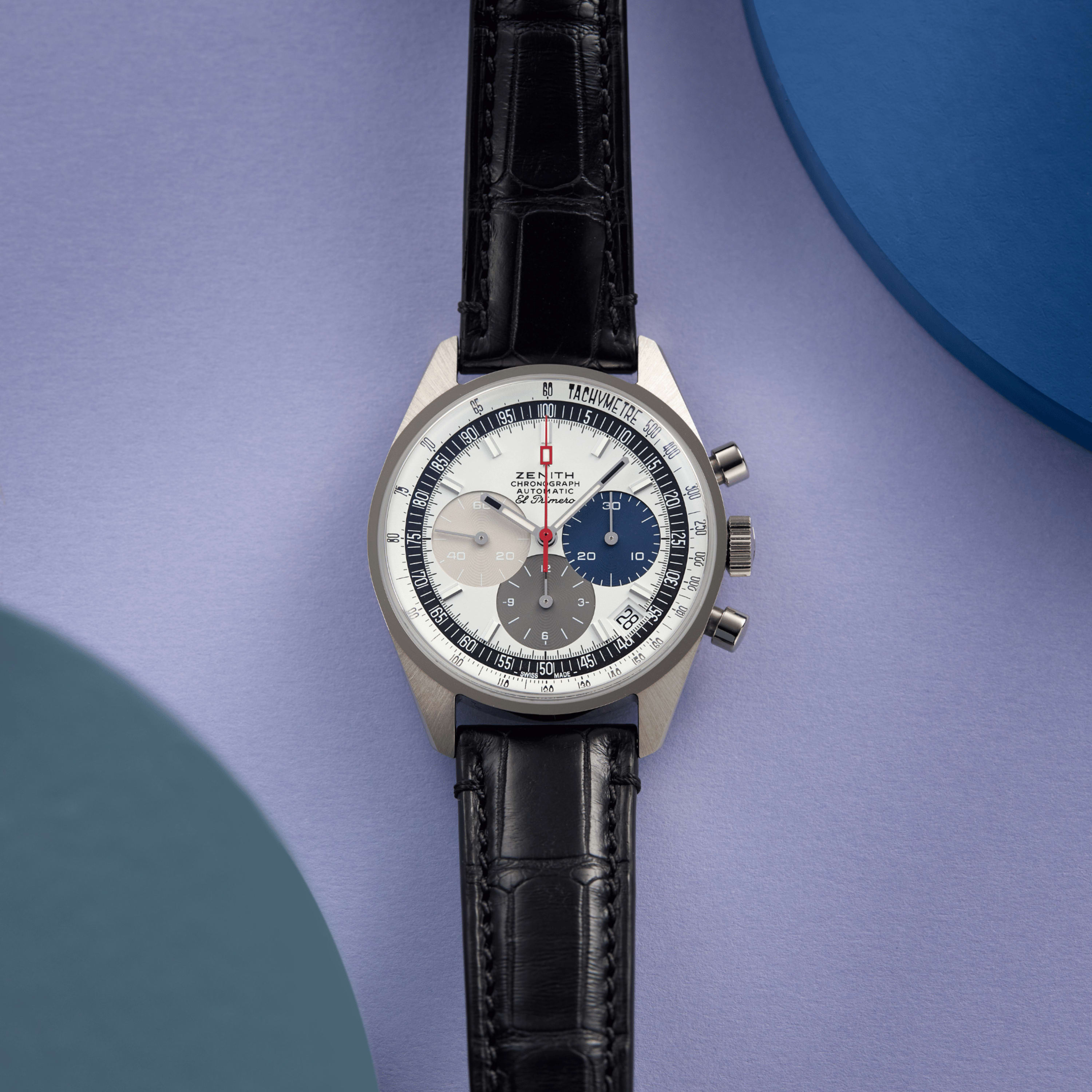 Zenith Revival El Primero A6 50th Anniversary White Gold White