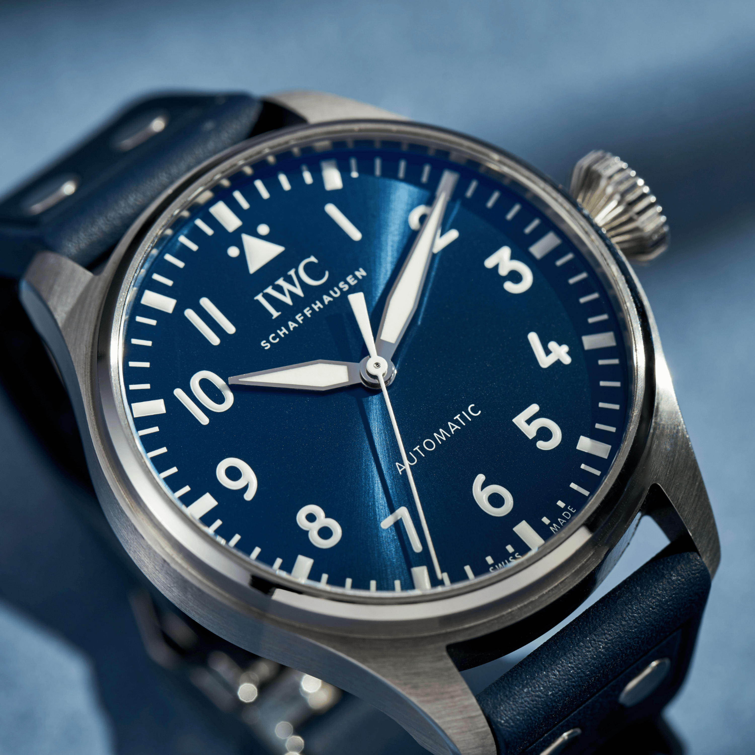 IWC Big Pilot's Watch Steel Blue Dial 43mm IW329303 - Make an