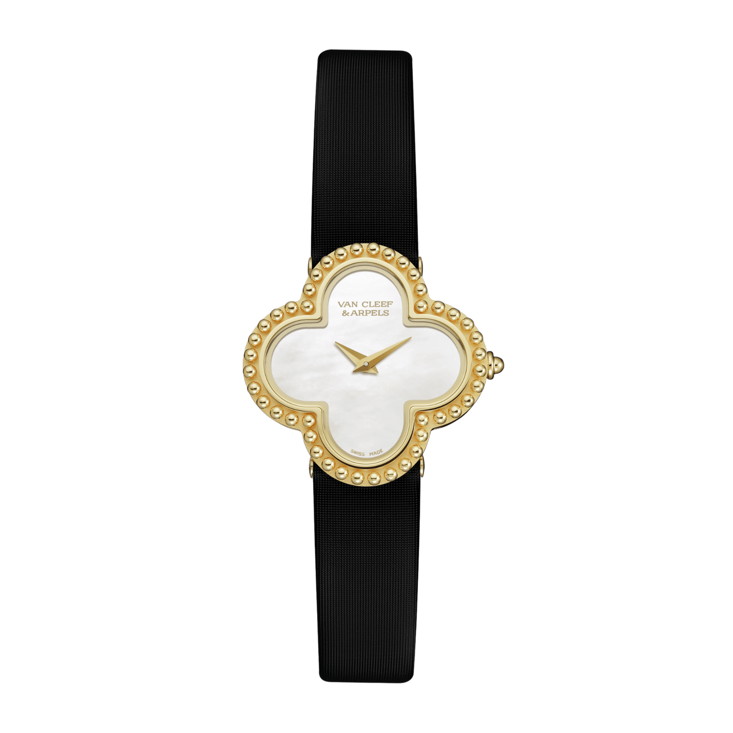 Van Cleef & Arpels Alhambra Yellow Gold Mother of Pearl Dial 26mm
