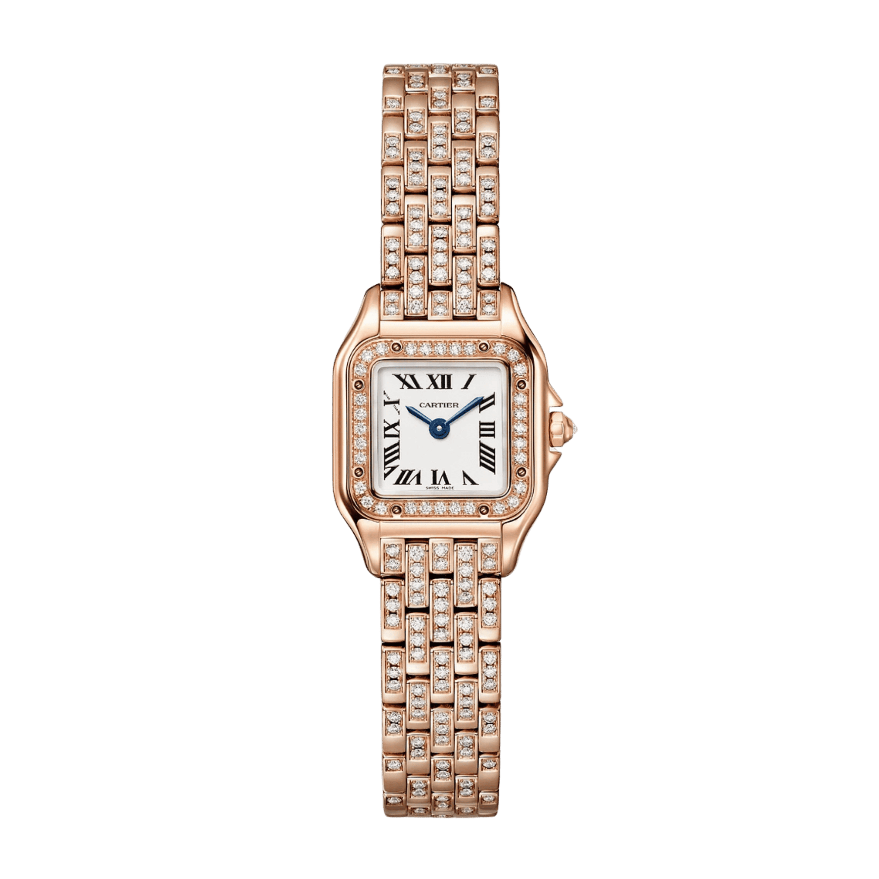 Cartier Panthère de Cartier Rose Gold Diamond Silver Dial 20mm