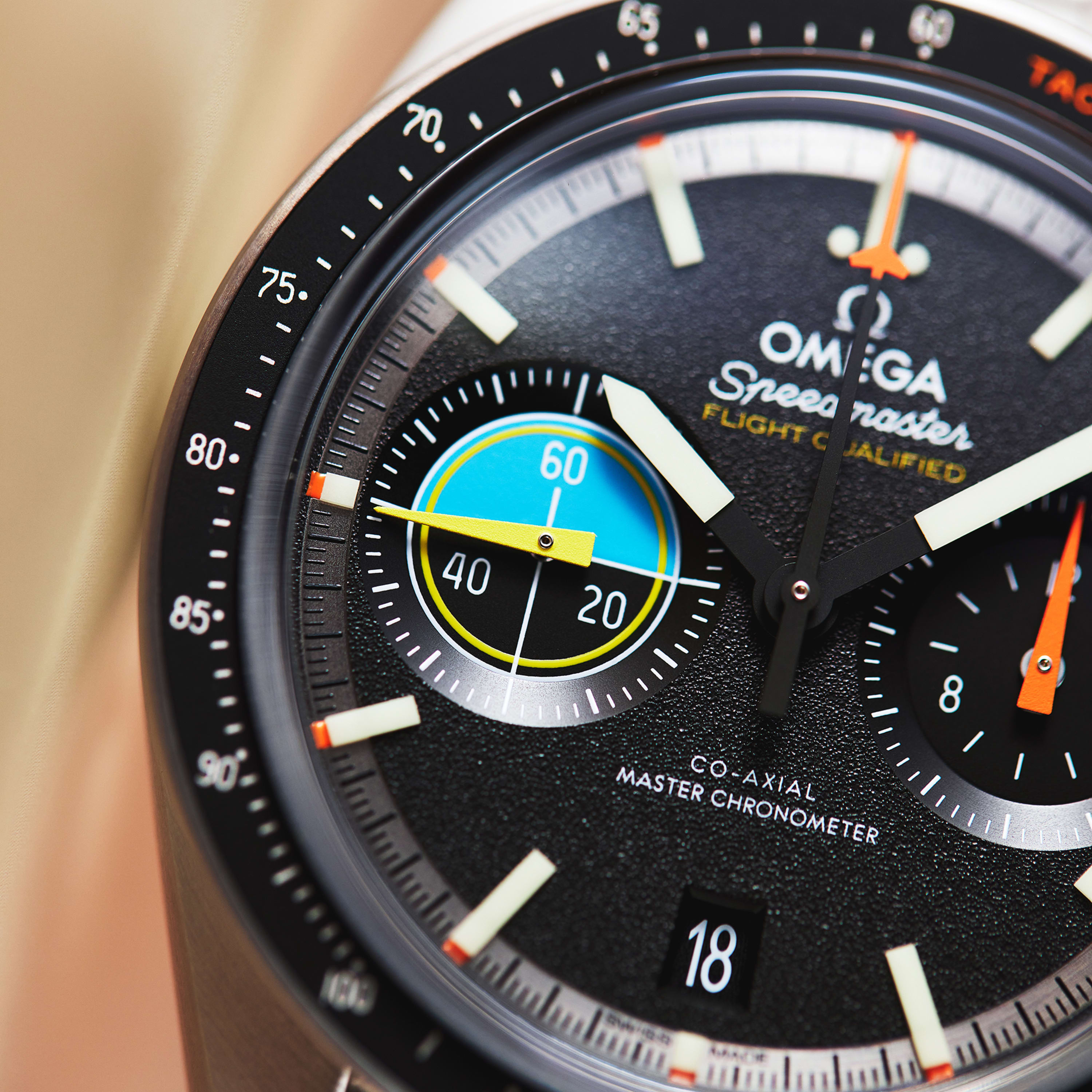 Omega Speedmaster Pilot Flight Qualified Steel Black Dial 40mm