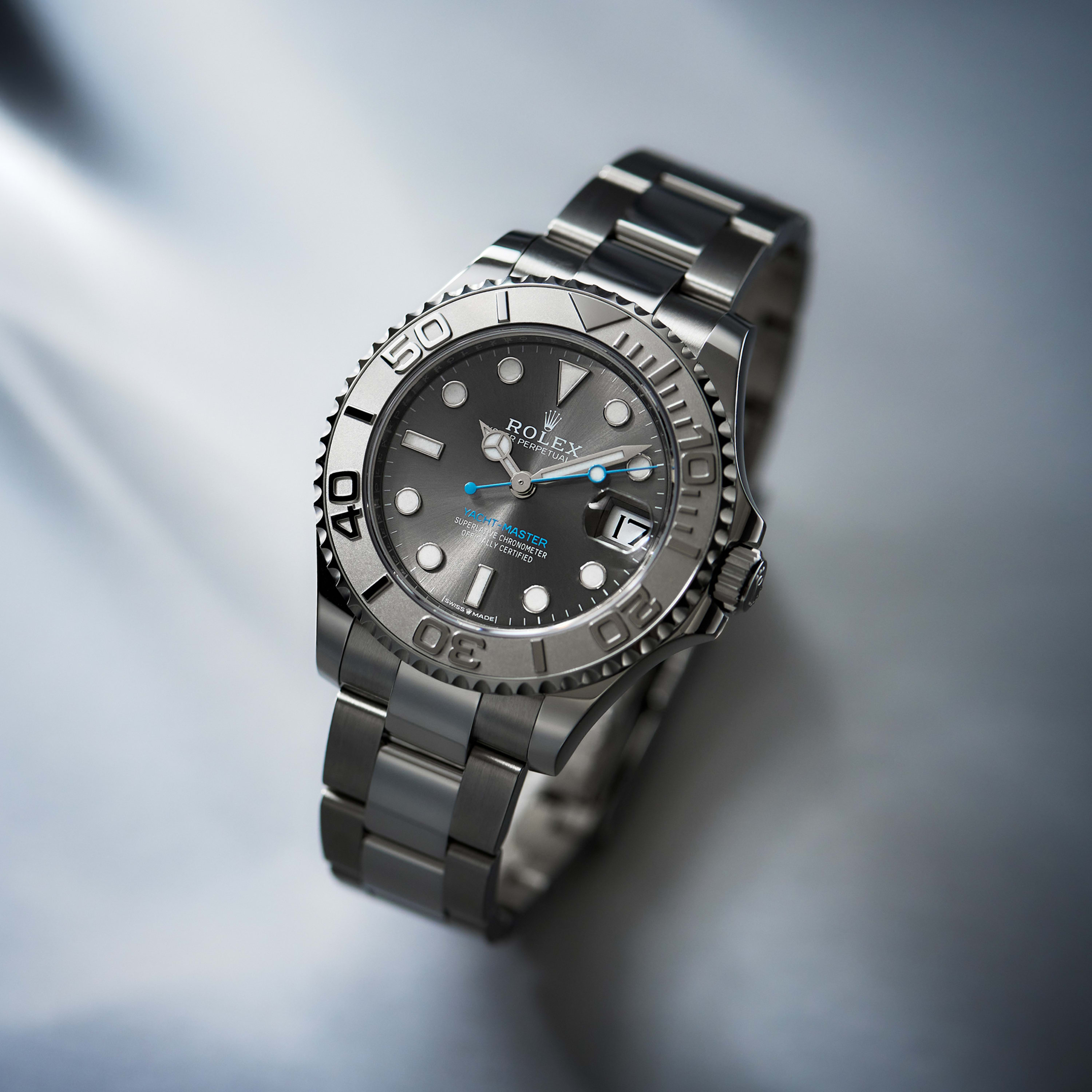 Rolex Yacht-Master Steel Grey Dial 37mm 268622-0002 - Make an