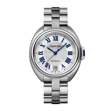 Clé de Cartier Steel Silver Dial 35mm Sell Image