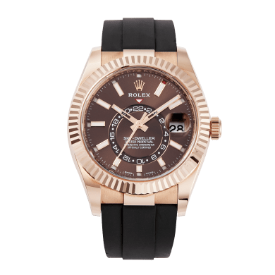 Sky-Dweller Rose Gold Oysterflex Brown Dial 42mm Sell Image