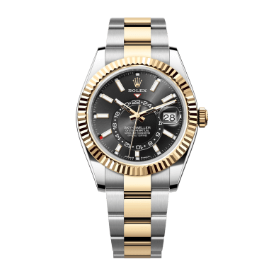 Sky-Dweller Yellow Gold & Steel Black Dial 42mm Sell Image