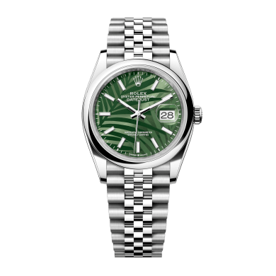 Datejust Steel Jubilee Palm Dial 36mm Sell Image