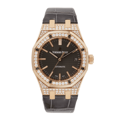 Royal Oak Selfwinding Rose Gold Diamond Grey Dial 37mm Sell Image