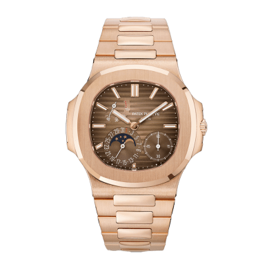 Nautilus Moonphase Rose Gold Brown Dial 40mm Sell Image