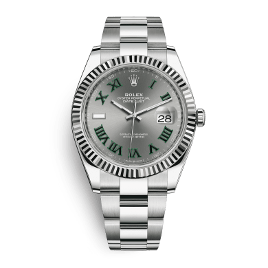 Datejust "Wimbledon" Steel Grey Dial 41mm Sell Image