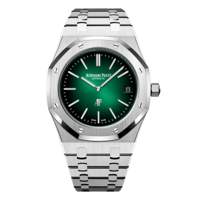 Royal Oak Extra-Thin Platinum Green Dial 39mm Sell Image
