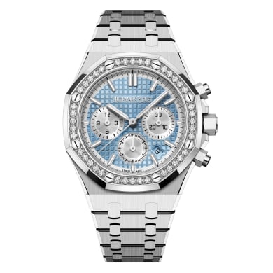 DNA 14ポンド 中古 箱有 ストーム Audemars Piguet Royal Oak 38 Chronograph Stainless Steel Diamond