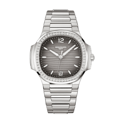 Nautilus Ladies Automatic Steel Diamond Grey Dial 35mm Sell Image