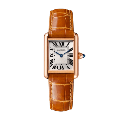 Tank Louis Cartier Rose Gold Silver Dial 22mm Sell Image