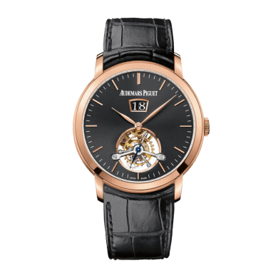 Jules Audemars Tourbillon Grande Date Rose Gold Black Dial 41mm Sell Image