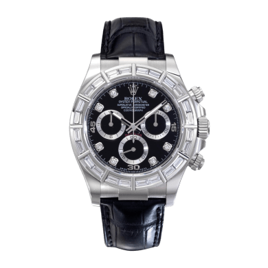 Daytona White Gold Diamond Black Dial 40mm Sell Image