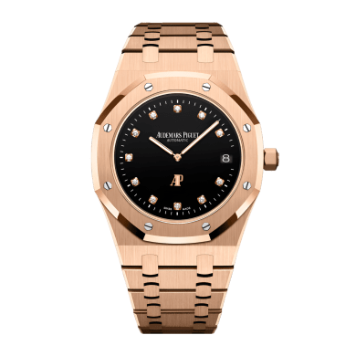 Royal Oak Extra-Thin Rose Gold Black Dial 39mm Sell Image