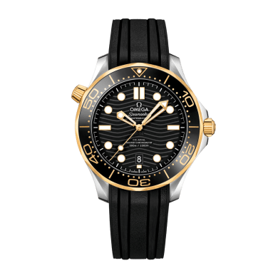 Seamaster Diver 300m Yellow Gold & Steel Black Dial 42mm Sell Image