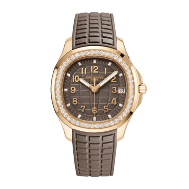 Aquanaut Rose Gold Diamond Brown Dial 38mm Sell Image