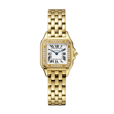 Panthère de Cartier Yellow Gold Diamond White Dial 22mm Sell Image