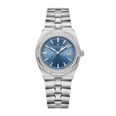 Overseas Quartz Steel Diamond Blue Dial 33mm Sell Image
