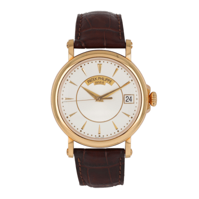 Calatrava Yellow Gold Silver Opaline dial 38mm Sell Image