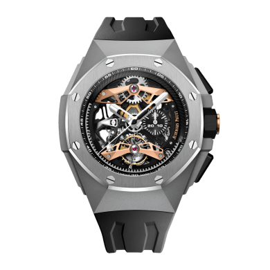 Royal Oak Concept Tourbillon Chronograph Titanium Ceramic Skeleton Dial 44mm Sell Image