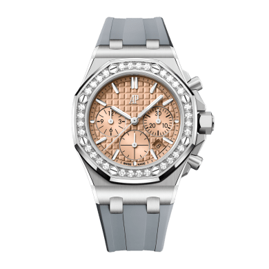 Royal Oak Offshore Lady Chronograph Steel Diamond Pink Dial 37mm Sell Image
