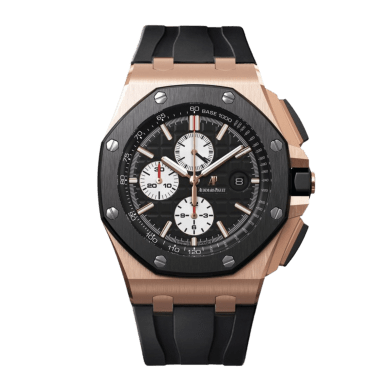 Royal Oak Offshore Chronograph Rose Gold Black Dial 44mm Sell Image