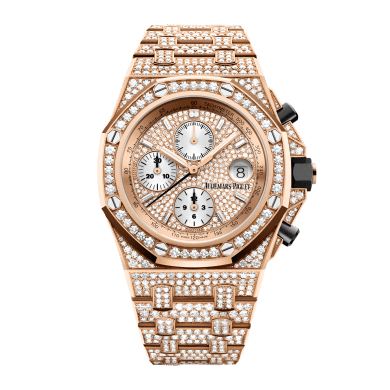 Royal Oak Offshore Rose Gold Diamond Pave Dial 42mm Sell Image