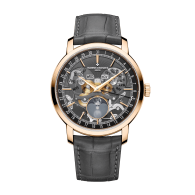 Traditionnelle Complete Calendar Openface Rose Gold 41mm Sell Image