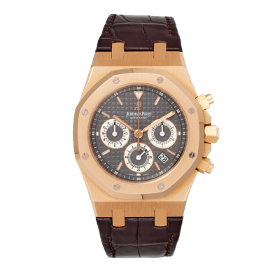 Royal Oak Chronograph Rose Gold Grey Dial 39mm Sell Image