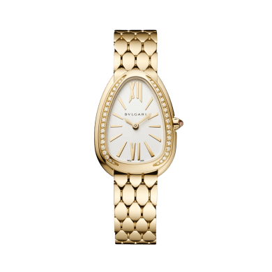 Serpenti Seduttori Yellow Gold Diamond White Dial 33mm Sell Image
