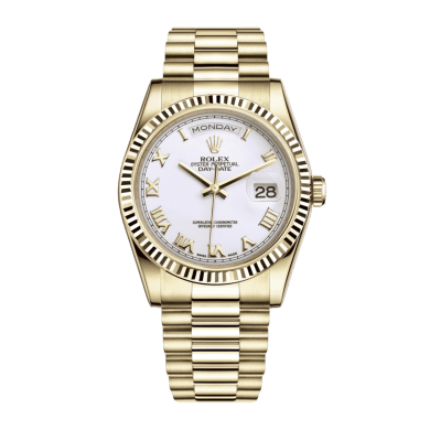 Day-Date Yellow Gold White Dial 36mm Sell Image